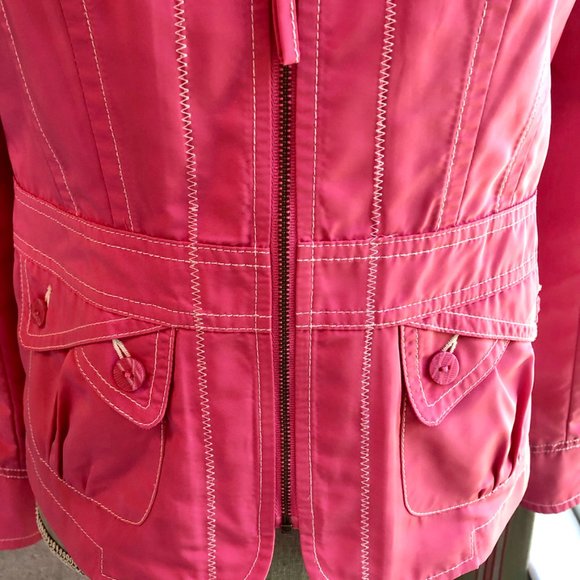 Tribal Hot Pink Nylon Jacket - Picture 7 of 8